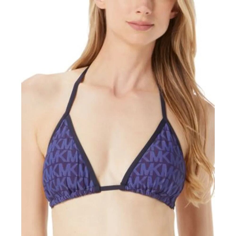 Michael Kors Bottoms & Triangle Logo Bikini Top M, NWT